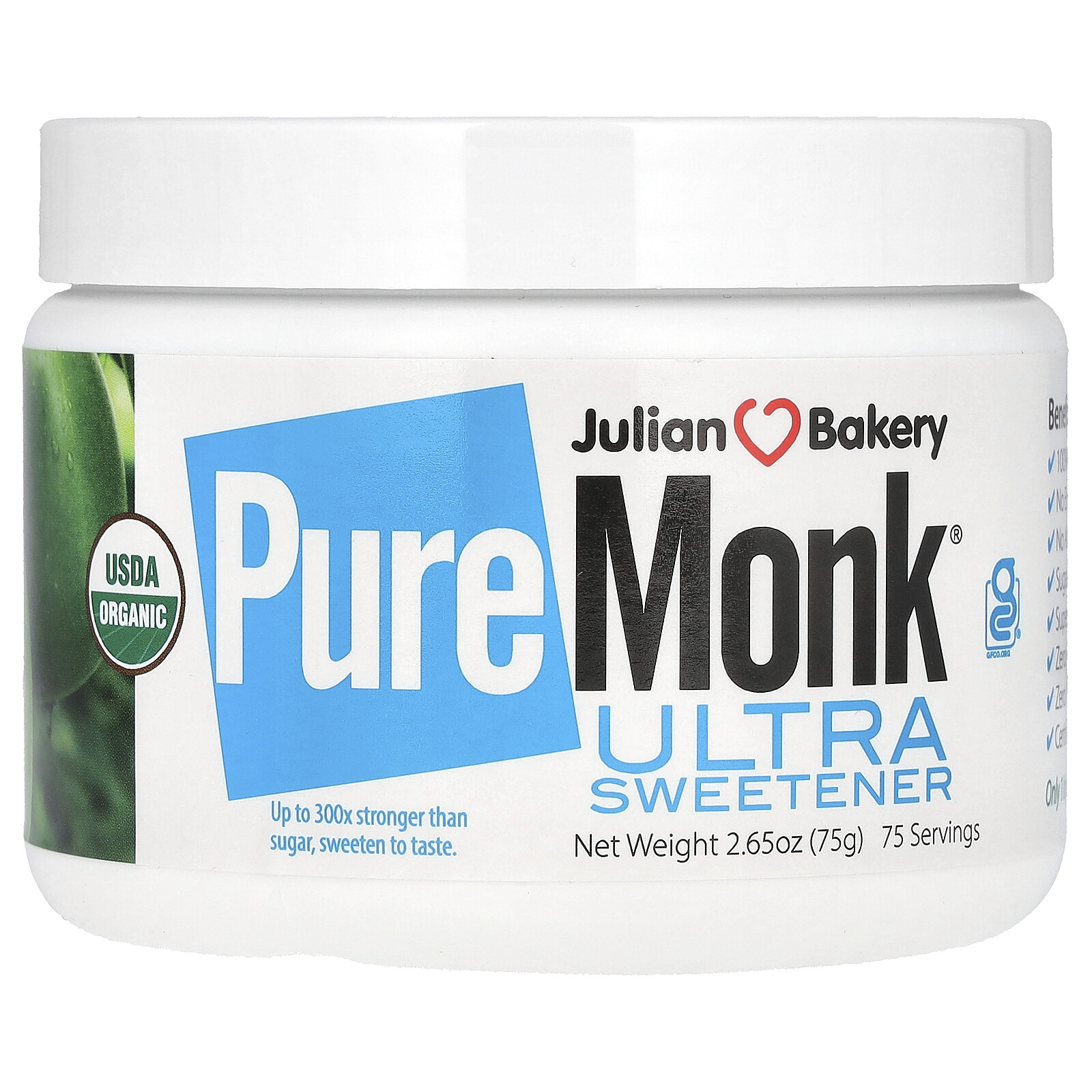 Подсластитель Pure Monk Ultra 265 унции 75 г 12390₽