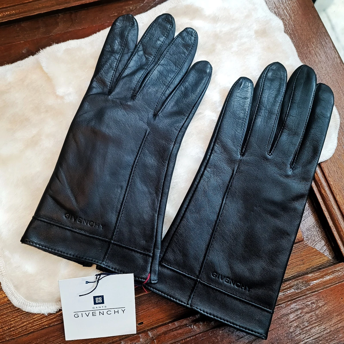 givenchy leather gloves