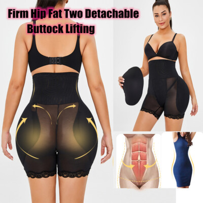 Womens Plus Size Shaper Padded Buttock Lifting Firm Hip Fat