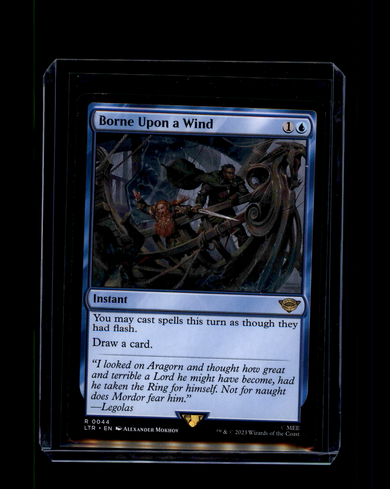 MTG Borne Upon a Wind #44 Rare Universes Beyond: The Lord of the Rings