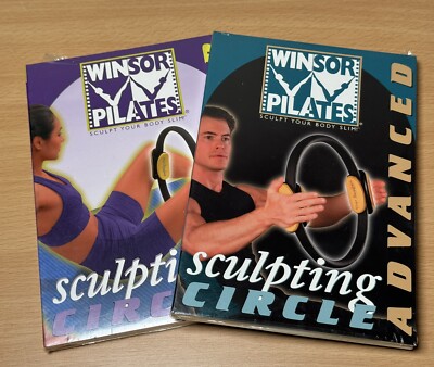 Windsor Pilates - Sculpting Circle Workouts - Beginners + Advanced DVDs Sealed