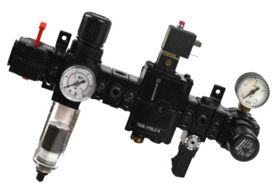 Norgren Ventilinsel R72M-3GK-RFN, P72F-3GC-NNN, Exelon B72G-3GK-AL1-RMN Ventil