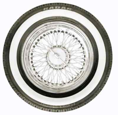 4 New 155R15 Radar Dimax Classic 82S 40MM 1.57'' Original White