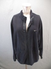 NIKE THERMA-FIT Size L Mens BLK Zip Pocket Full Zip Fleece Athletic Jacket 086