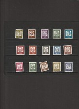 RFN - Mi. Nr 347 - 361 " Freimarken Znaczące Niemcy " Niestemplowane