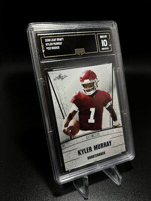 Kyler  Murray 2019 Leaf Draft #rs20 Rookie GMA 10 Grading Nfl Graded Football
