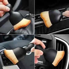 2 Pack Auto Interior Detailing Dust Brush Car Detailing Bristles Cleaning Tool