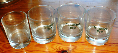 3 x Whiskeyglas Gläser Tullamore Dew + 1 x Johnnie Walker rund - Abholung