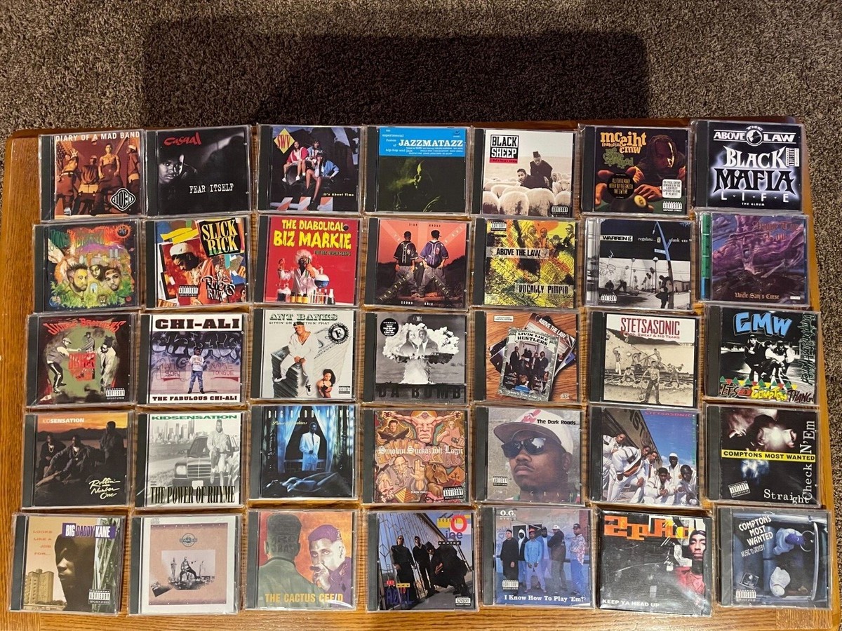 Over 350 Gangsta Rap cds Like New! Best Condition you will find