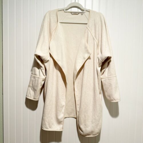 Athleta Cozy Karma Wrap Oatmeal Color Size Small