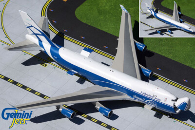 GEMINI JETS AIR BRIDGE CARGO B747-400ERF INTERACTIVE 1:200 G2ABW934 IN STOCK