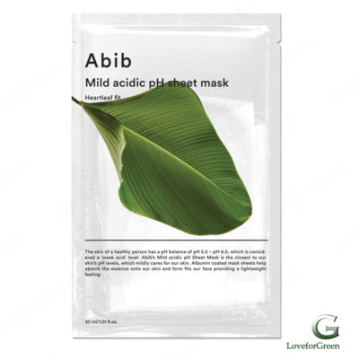 Korea ABIB Mild Acidic PH Sheet Mask Heartleaf Fit 30ml 5 Pcs K Beauty Cosmetics