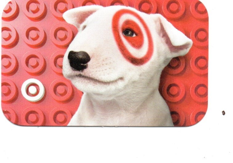 Target Card Dog Target Bullseye Dog Red Gift Card No $ Value Collectible 7265 | eBay