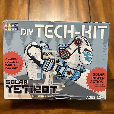 DIY Tech-Kit Solar YetiBot Build Your Own Yeti Robot ~ Powered By The Sun. 
