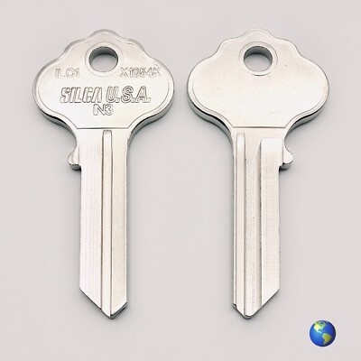 ILC1 (IN3) Key Blanks for APO, Donner, Loxem, Vim Car Sales, and others (2 Keys)