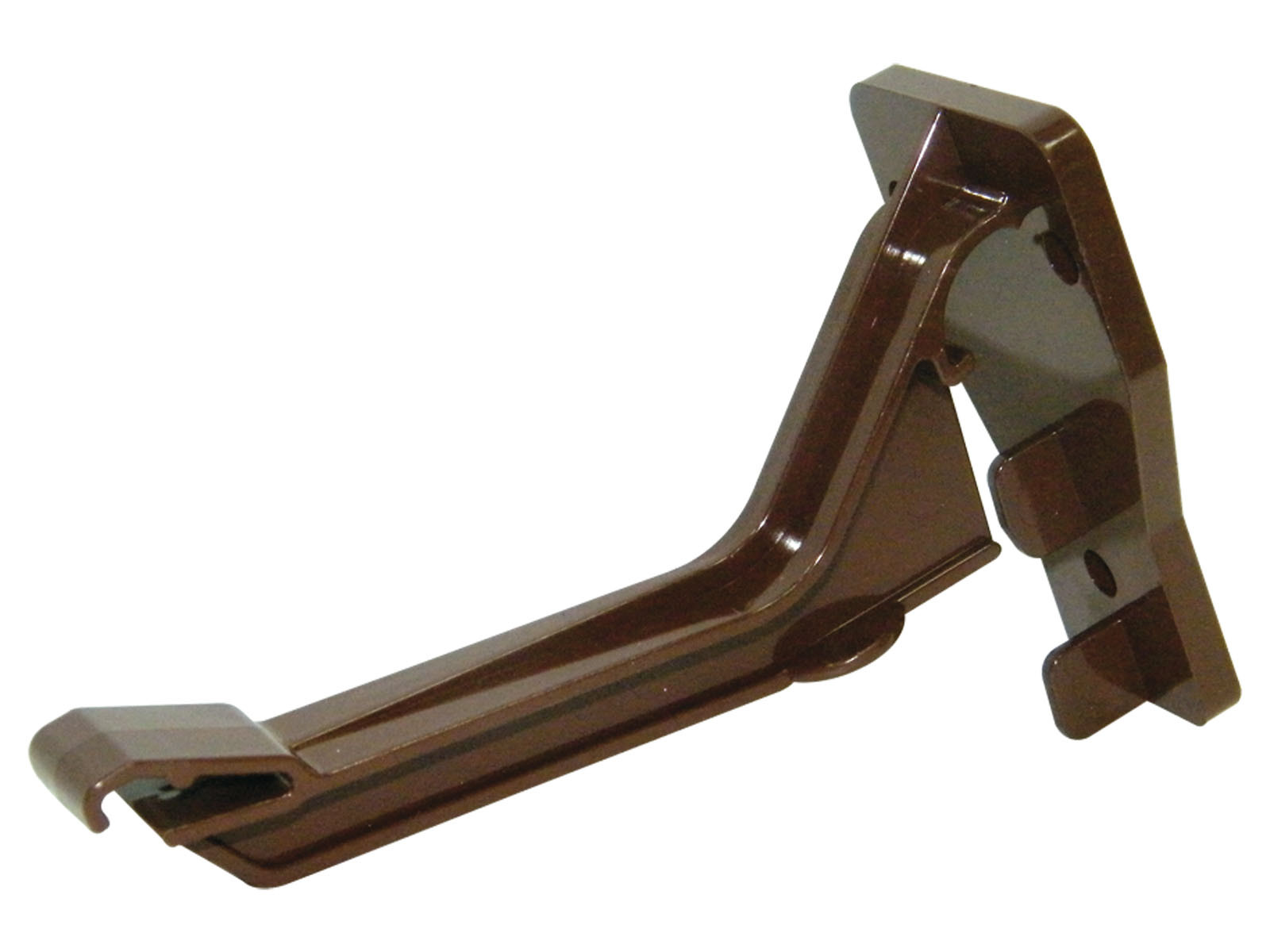 Floplast RKN2BR 110mm Niagara Ogee Gutter - Top Hung Fascia Bracket - Brown