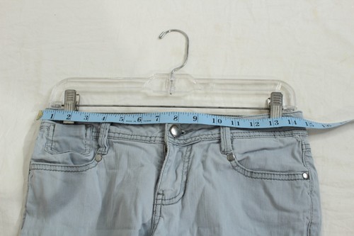 Mudd Junior Girls Gray Straight Leg Denim Jeans Sz 5 - Picture 7 of 10