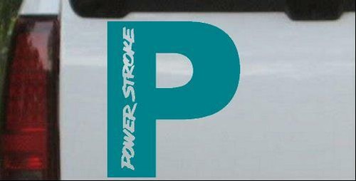 Powerstroke Diesel Big P Car or Truck Window Laptop Decal Sticker 16X13.3 - Picture 24 of 32