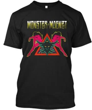 NEW POPULAR! Monster Magnet American Graphic Retro Art Logo T-Shirt Size S-4XL
