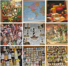 Vintage Assembled Puzzles Assortment - All Complete  Nice - Select Puzzle