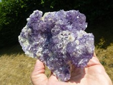 Violetter Fluorit von Berbes, Ribadesella Asturias Spanien # 3