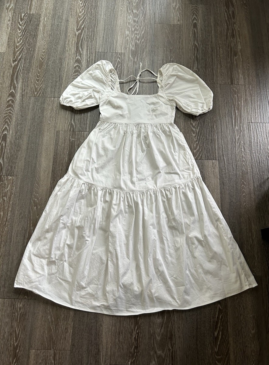 milkmaid dress cottagecore Willow Margot Puff Sleeve Midi Boho Coquette Wedding 16 US size) Pay With:$39.00 (Silkroll Fee: $0.98) Blue floral dress dress for doll Ekouaer Nightgowns for Women