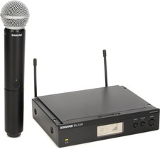 Shure BLX24R/SM58 Wireless Handheld Microphone System - H9 Band