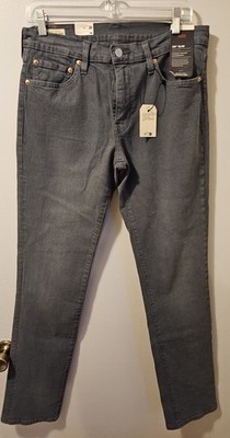 Levi's Premium 511 Slim Fit Jeans Stretch Gray Big E Men's Size 32x34 NWT 