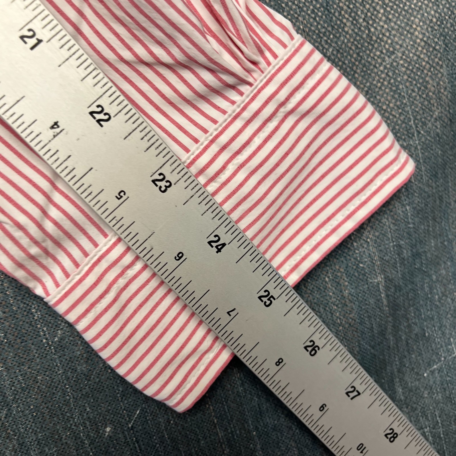 Brooks Brothers Original Polo Men's Shirt Size L Red White Striped Button Down thumbnail 6