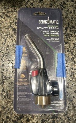Bernzomatic Outdoor Utility Torch Propane Grill Campfires Soldering New Open Pkg