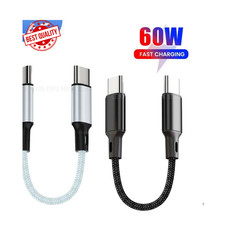 60W 30cm Short USB C To Type C Cable Fast Charging Data Cable For iphone15 16 Sa