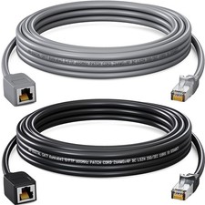 Cat7 Verl&auml;ngerung Patchkabel LAN Verl&auml;ngerungskabel Netzwerk Stecker DSL RJ45