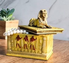 Ebros Egyptian Guardian Sphinx Decorative Rectangular Box In Sandstone Finish...