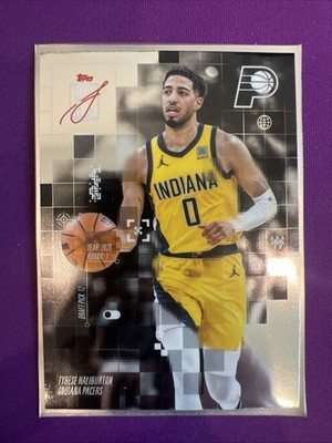 Tyrese Haliburton 2025-26 Topps Signature Class AF-20 After Image Indiana Pacers