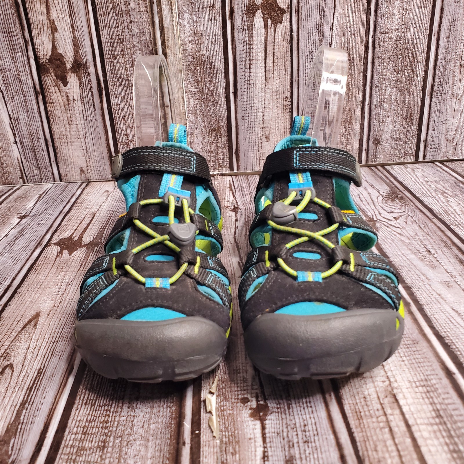 Sandali da acqua KEEN Seacamp II CNX C nero blu Danubio per bambini 4