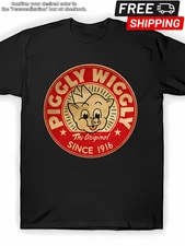 Piggly Wiggly Men'S Fashion T-Shirt - Original White, Short-Sleeved