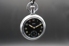 Smiths Taschenuhr – Military / Eisenbahner-Stil – Deep Cream Patina – GB