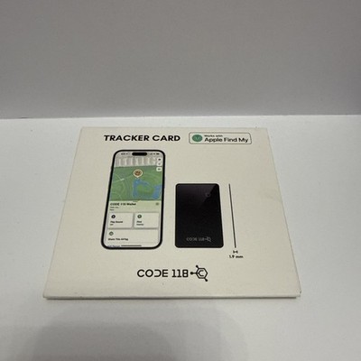 Code 118 Tracker Card - Apple Find My App With Wireless Charger ￼! NEW
