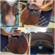 Beval close contact saddle, 18", med/wide tree, 14x15 flap, lots of life left! 