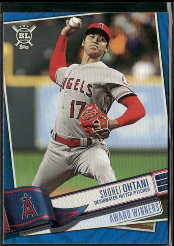 2019 Topps Big League Blue Shohei Ohtani #380 Los Angeles Angels