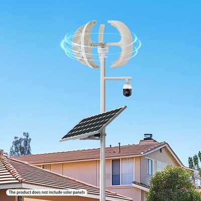 Lantern Windgenerator Windkraftanlage Windrad Turbine Rot 5 Blade 600W 12V NEU