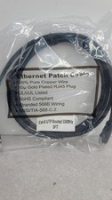 Case Of 50 5FT Ethernet Patch Cable RJ45 Booted 550MHz Black 50u