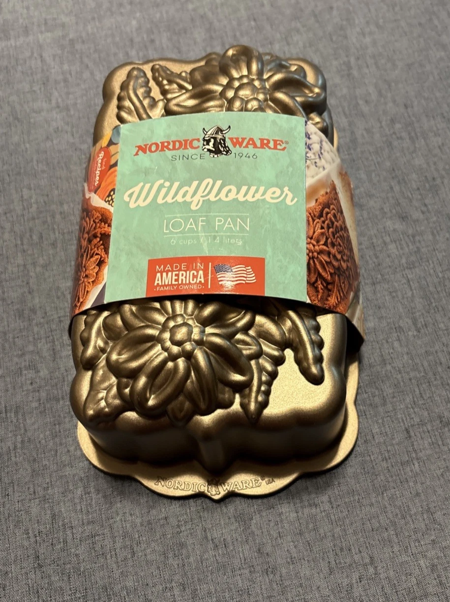 Nordic Ware Wildflower Loaf Pan