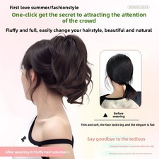 Curly Ponytail Synthetic Hair Extension Clip in Womens Natural As Human Hair