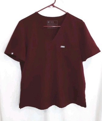 FIGS Technical Collection Medical Scrub Top Catarina FW100 Size Large - K58