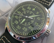 "Fleiger" 40mm Luftwaffe Pattern Military Style Pilots Watch - Sapphire Crystal