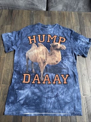 The Mountain Shirt Mens M Tie Dye Hump Day Camel Guess What Day It Is Adult