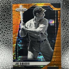 Panini 2025 Prizm Orange/399 Prizm Joe DiMaggio Yankees #180  Card