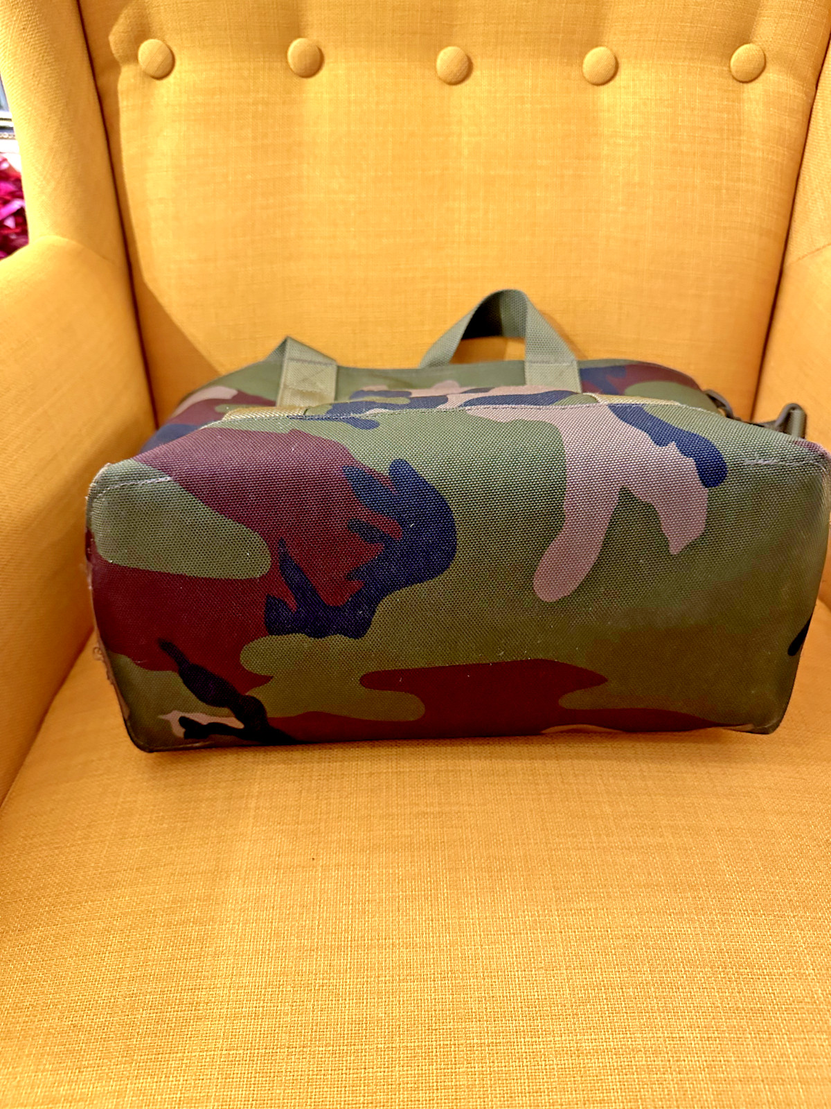 LL Bean Hunter's Camouflage Zip Top Tote Bag, Med… - image 4