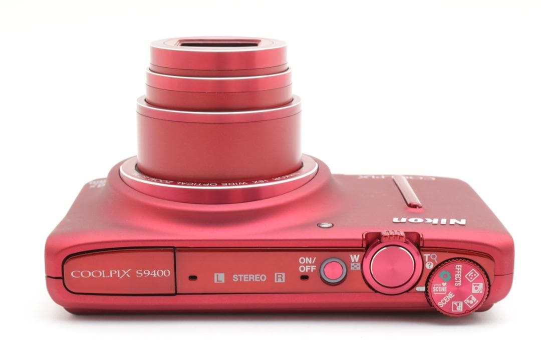 か*ん様 Nikon COOLPIX S9400 本体 レッド Nikon COOLPIX S9400 Compact Digital Camera Red Tested Working From